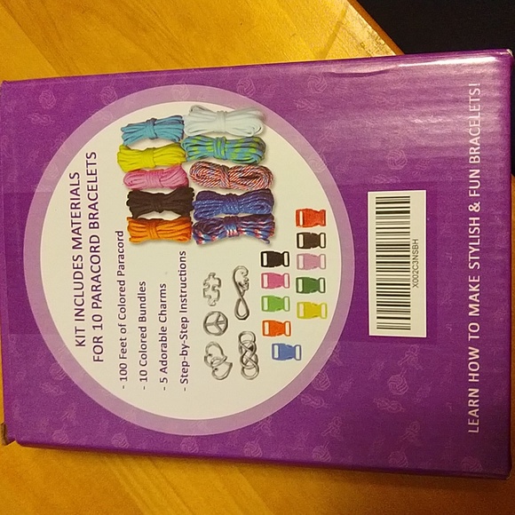 Paracord Bracelet Making Set DIY Kids Bracelets Craft Kit - Picture 9 of 12